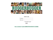 Tablet Screenshot of members.ruggerbugger.com